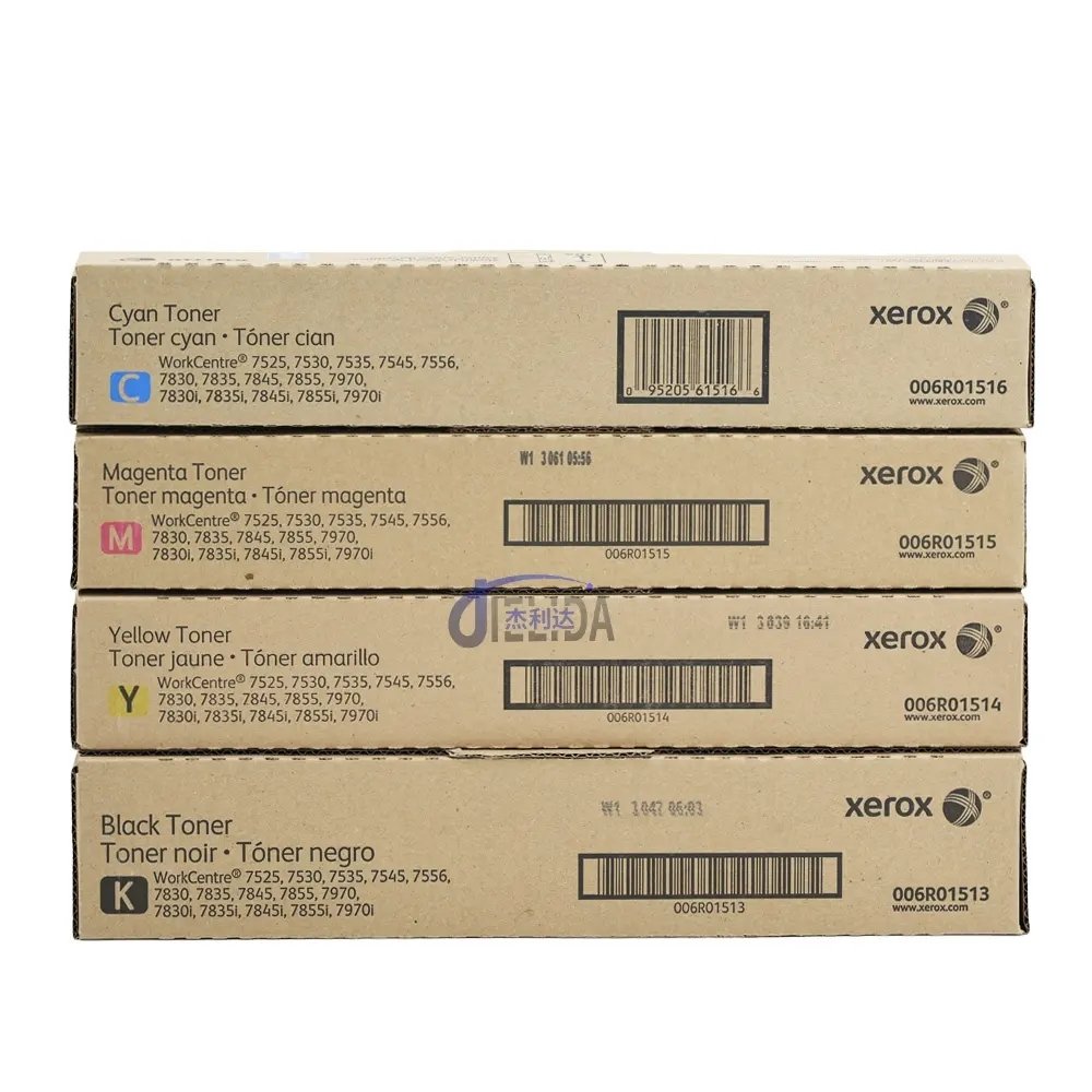 Original usa version Xer0x workcentre 7535 7545 7556 7835 7845 7855 7970 toner cartridges 006R01513/14/15/16
