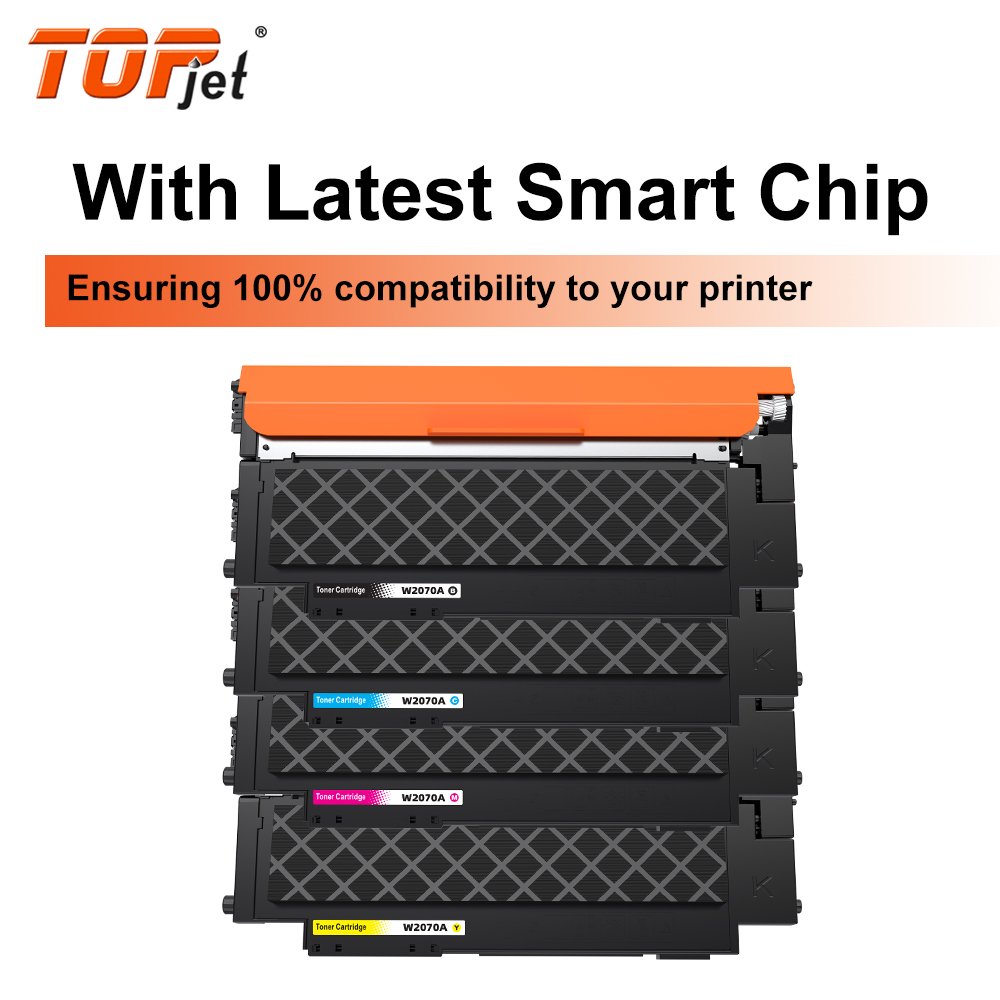 Topjet W2060A W2061A W2062A W2063A 116A Compatible Color Toner Cartridge With Chip for HP 150a MFP 178nw 179fnw Laser Printer