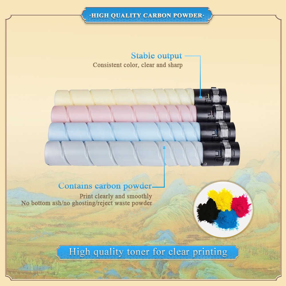 HITEK Compatible KONICA MINOLTA Bizhub C364 C224 C284 C7822 C7828 For TN321 TN-321 Copier Toner Cartridge Customization