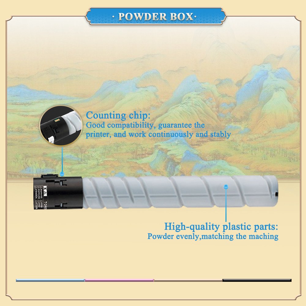 HITEK Compatible KONICA MINOLTA Bizhub C364 C224 C284 C7822 C7828 For TN321 TN-321 Copier Toner Cartridge Customization