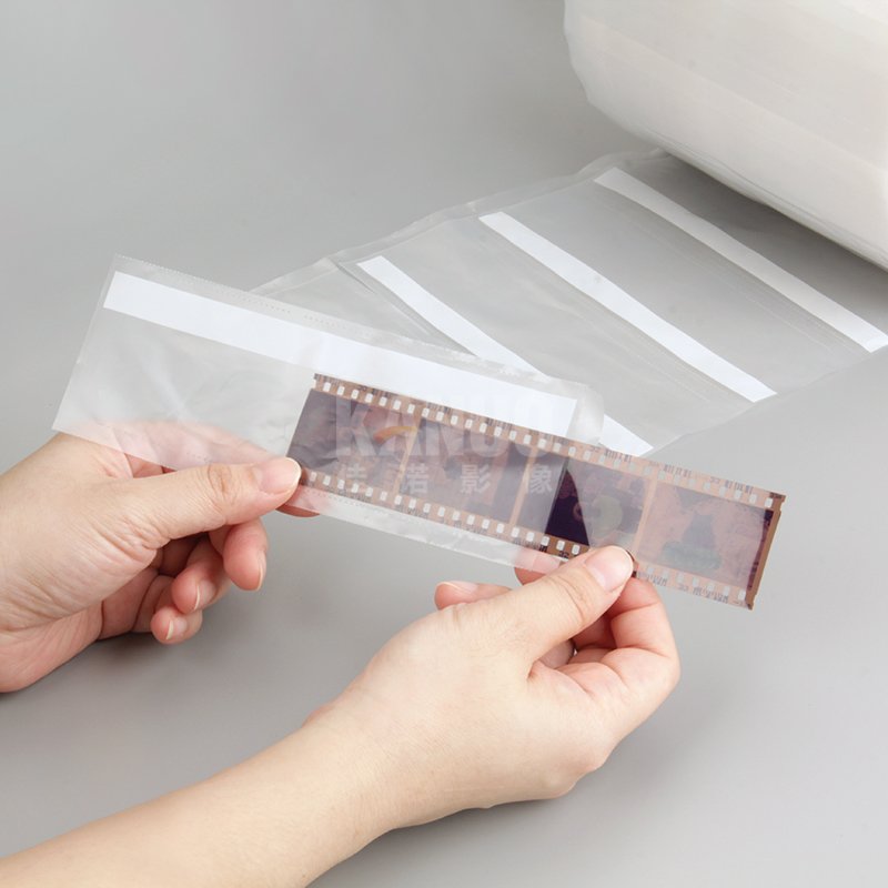 135 35mm Bag Bulk Roll 4 Frames Matte Negative Sleeving Film Photo Storage Pocket Roll