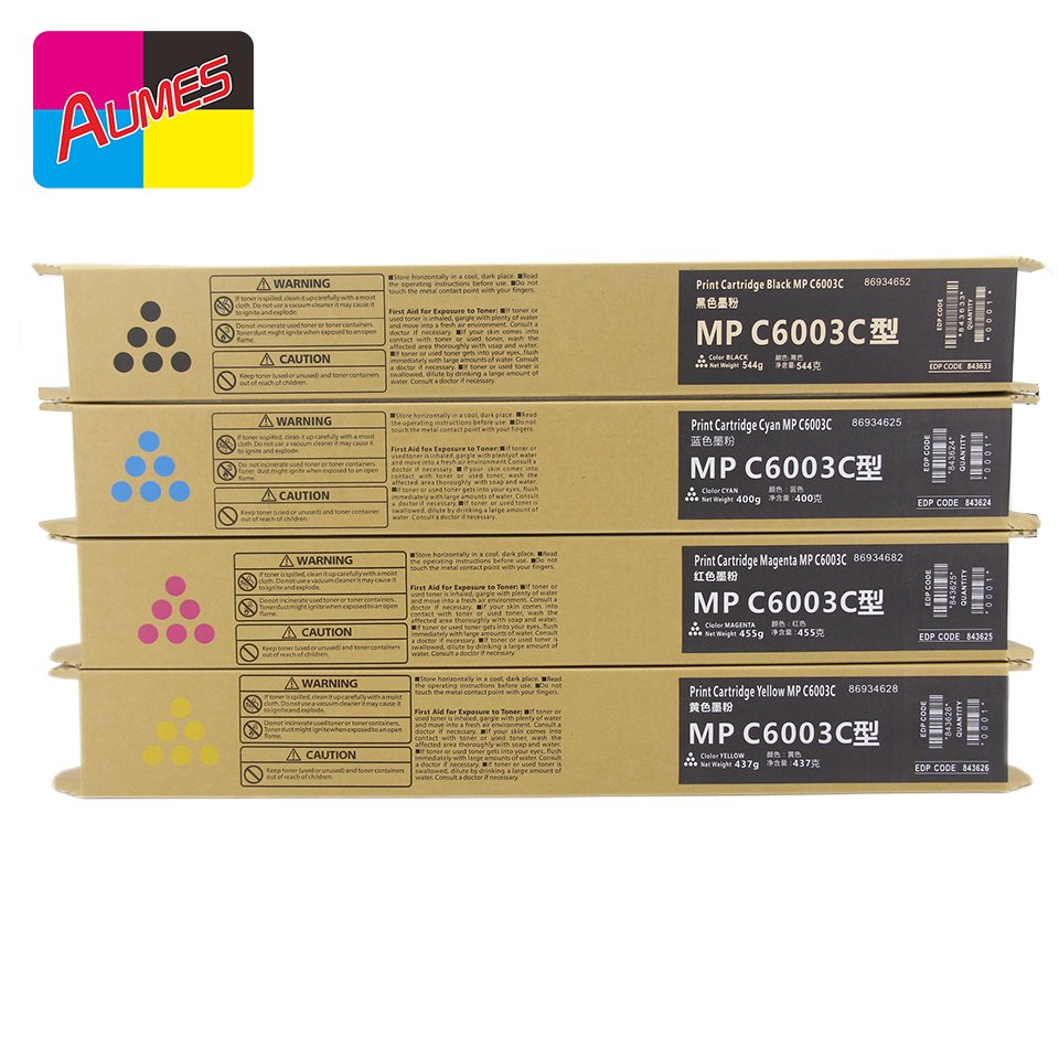 Original Quality MPC6003 MP C6003 Color Toner Cartridge Compatible For Ricoh Aficio MP C4503 C4504 C5503 C6003 C6004 Copier