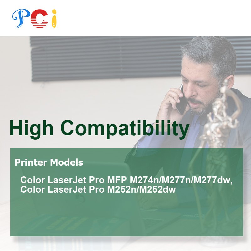 CF400 201A CF400 CF400A CF400X 201X Premium Laser Printer Toner Cartridges Remanufactured Recycled Tonners for HP M252n M277n