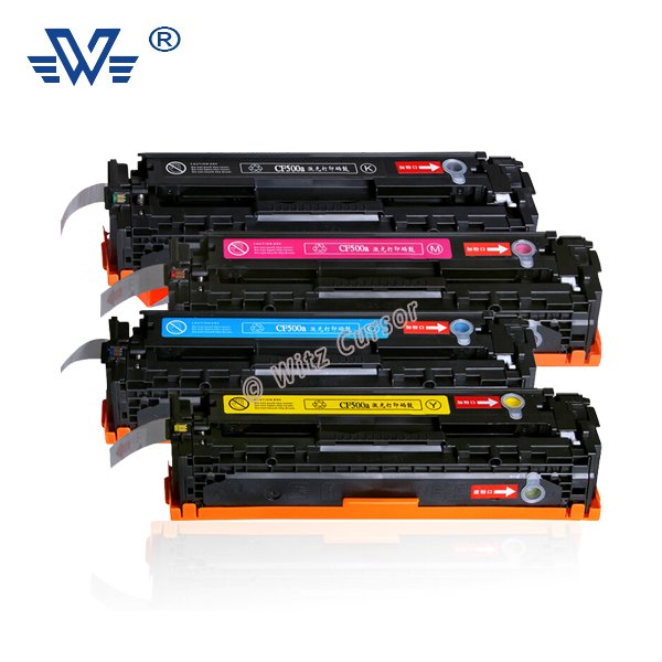 witzcursor Factory Color Laser Toner CF500A CF501A CF502A CF503A Compatible With Chip Toner Cartridge For HP Laser Printer