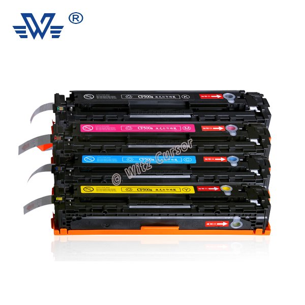 witzcursor Factory Color Laser Toner CF500A CF501A CF502A CF503A Compatible With Chip Toner Cartridge For HP Laser Printer