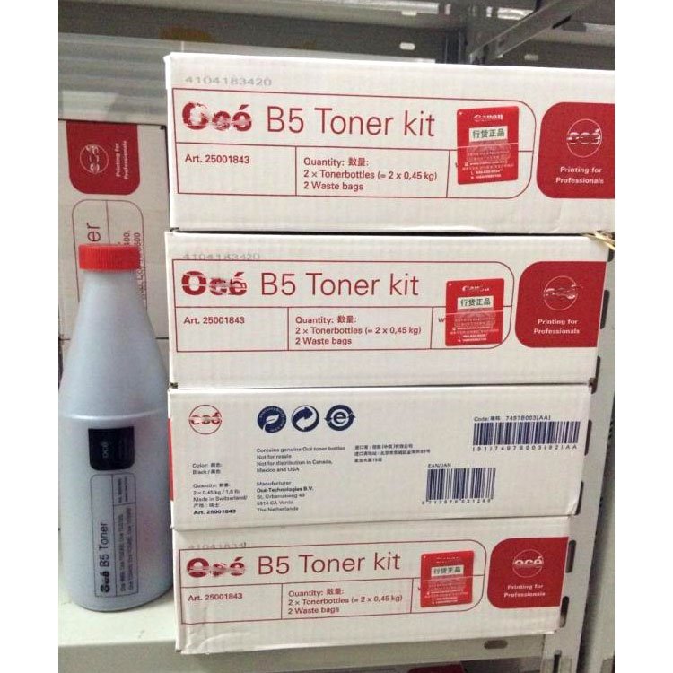 100% New Genuine 1284C002 Toner For CANON OCE TONER PlotWave 450 550 2 bottles /carton