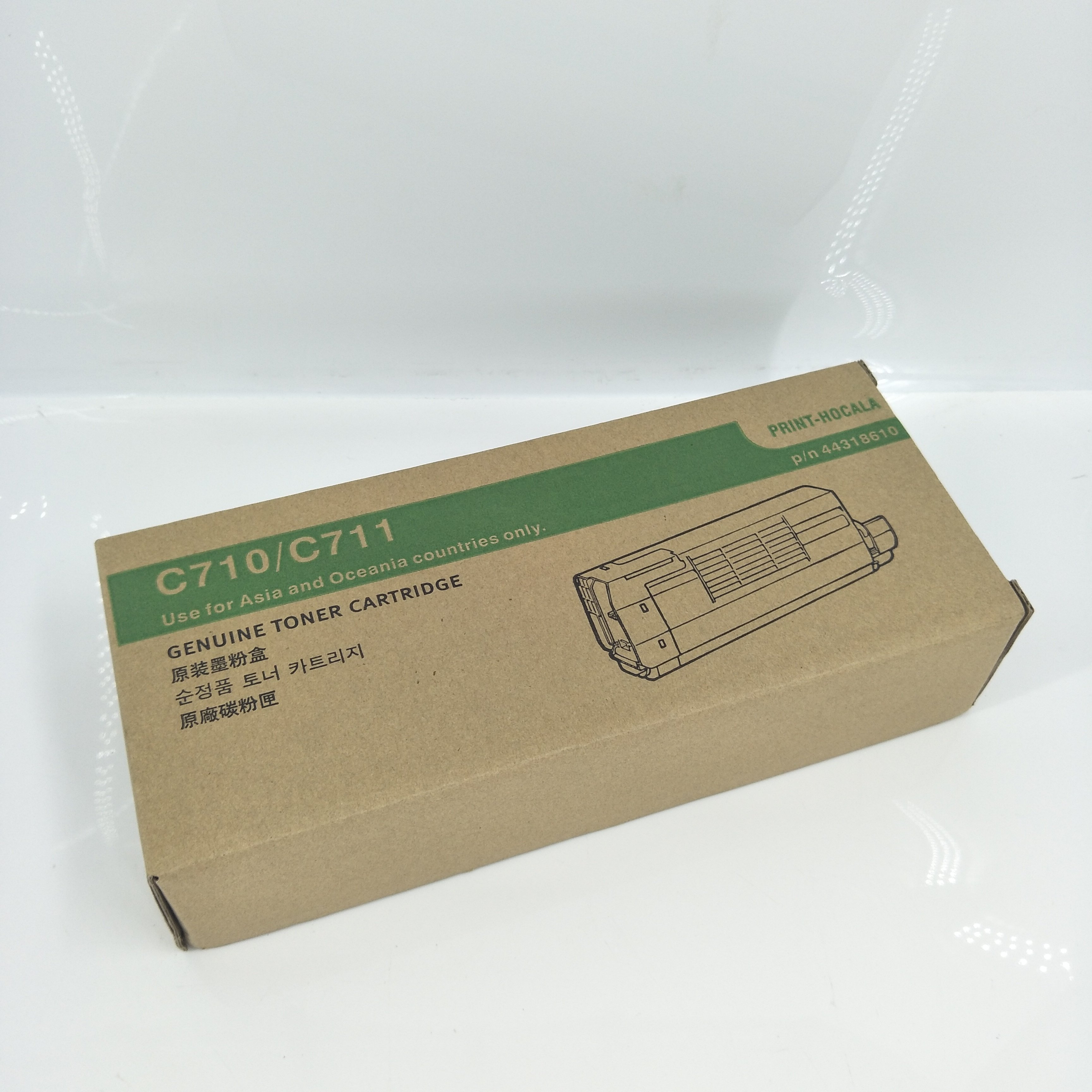 HITEK Compatible OKI C711 WT C711WT 8432WT 44318661 White Toner Cartridge For White Printers Laser Toner Printer With