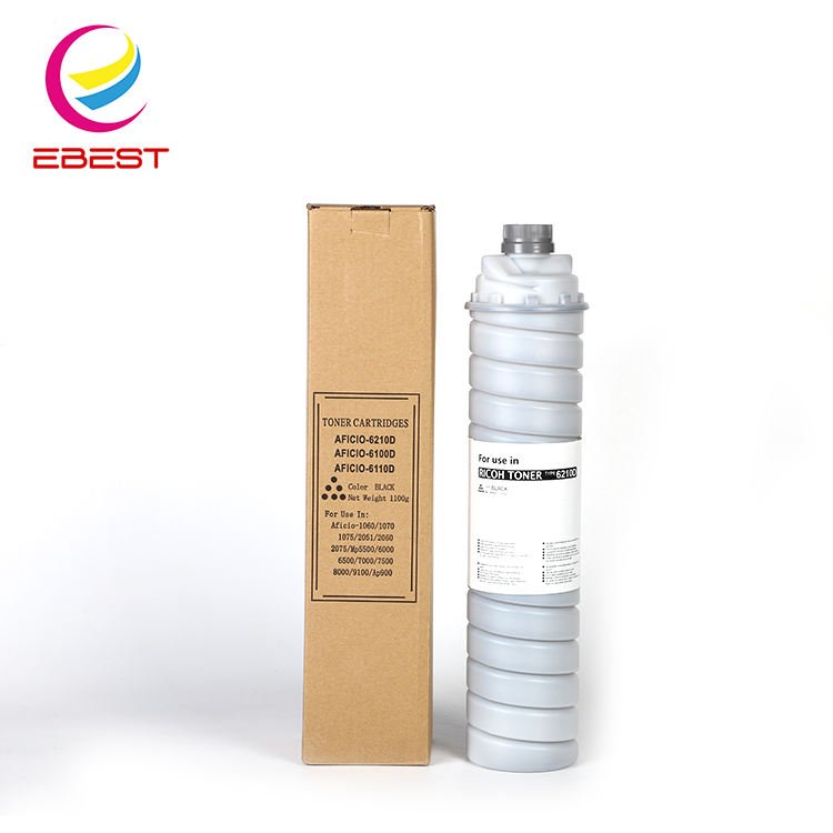 EBEST High Quality Compatible For Ricoh 6210D 6110D Toner for Aficio MP6001 MP 6001 MP 1060 MP 1075 Copier Toner Cartridge