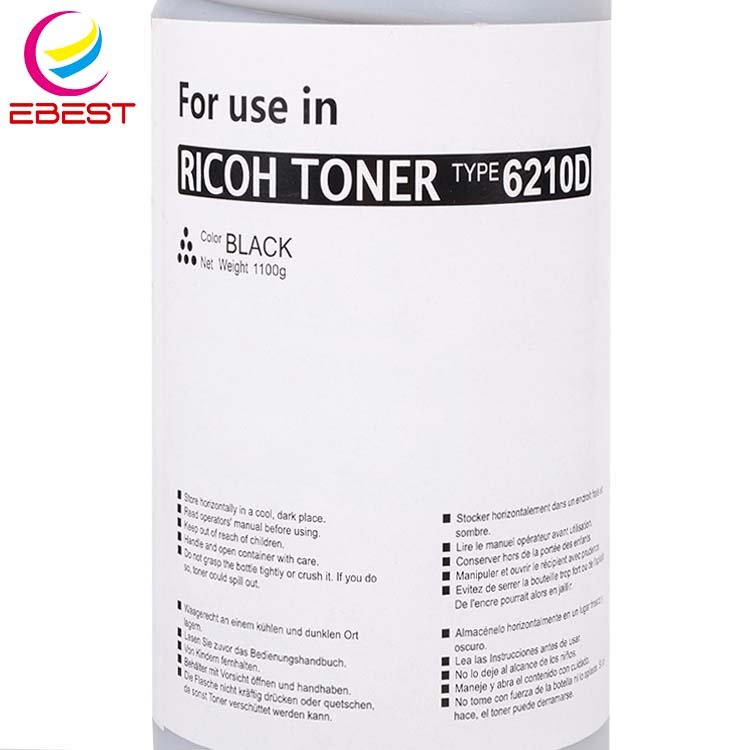EBEST High Quality Compatible For Ricoh 6210D 6110D Toner for Aficio MP6001 MP 6001 MP 1060 MP 1075 Copier Toner Cartridge