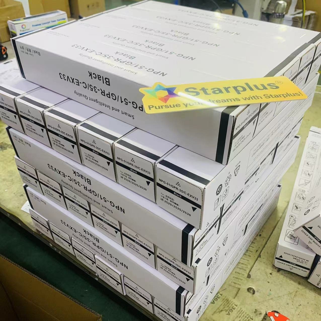 Manufacture IR2520 C-EXV33 NPG-51 GPR-35 Premium Compatible copier kit for Canon IR2520 2520i 2525 2530 2530 NPG51 copier toner