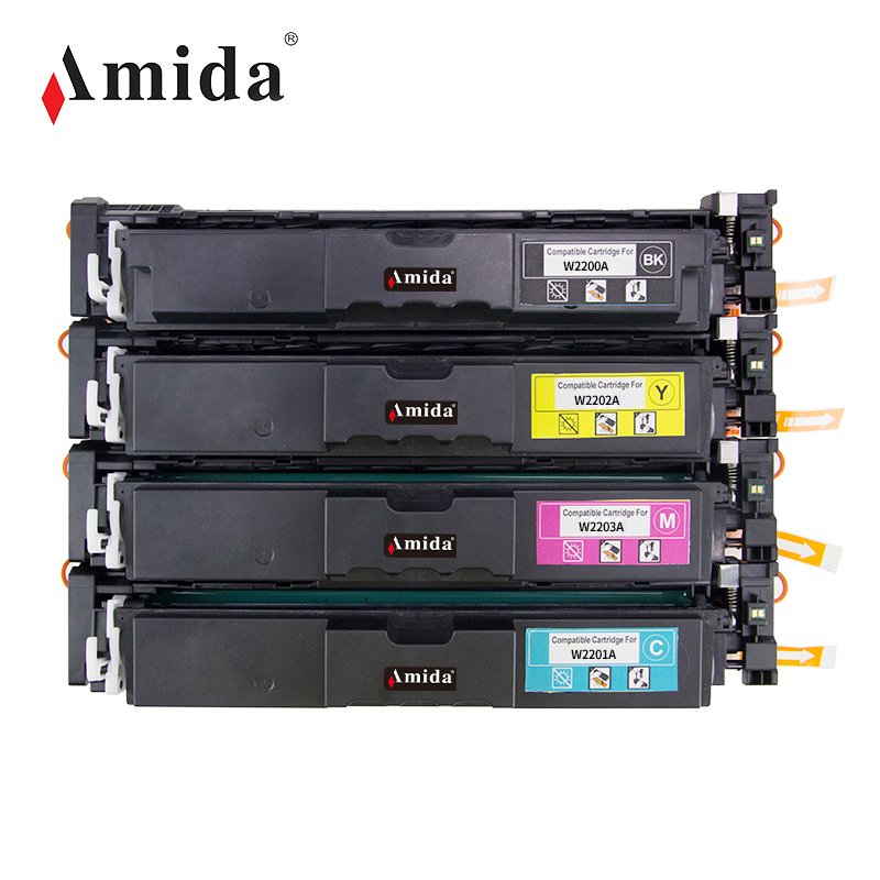 Amida Toner New Arrival W2200A W2200X Compatible Color Toner Cartridge Without Chip