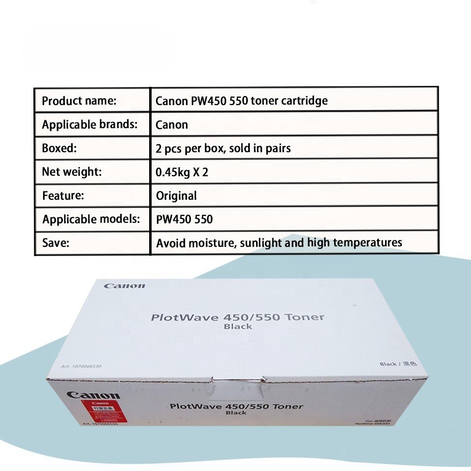 Oce Genuine Original PW 450 toner For Canon PW450 550 toner cartridge