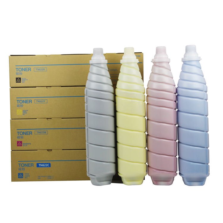 Factory Wholesale Original Toner Tn622 Color Toner Cartridge Use For Konica Minolta Bizhub C1085 C1100 C6110 C6085 Copiers