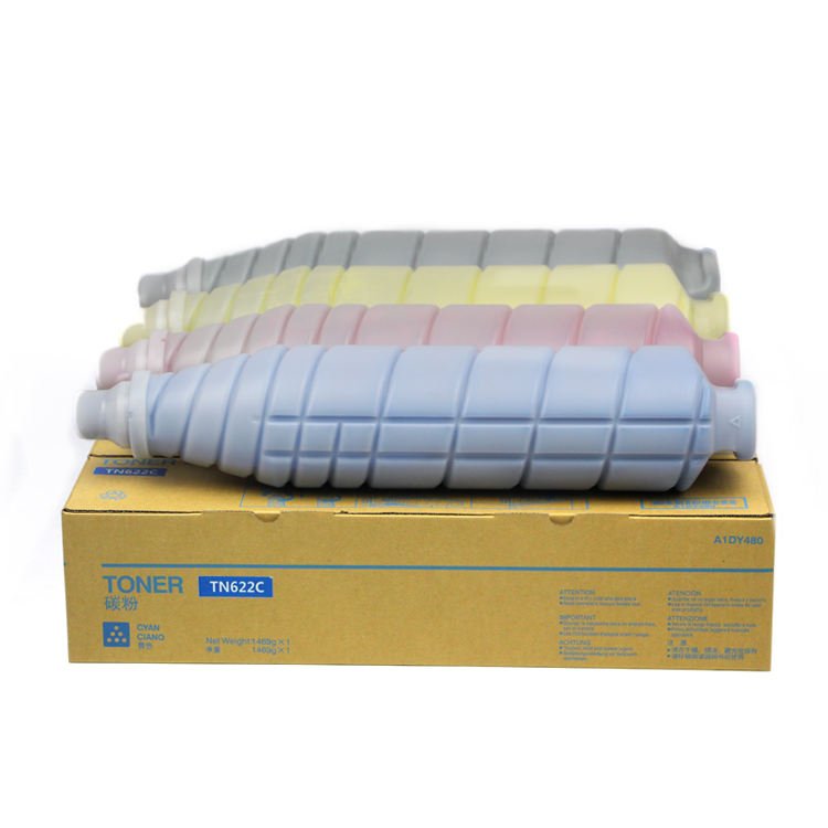 Factory Wholesale Original Toner Tn622 Color Toner Cartridge Use For Konica Minolta Bizhub C1085 C1100 C6110 C6085 Copiers