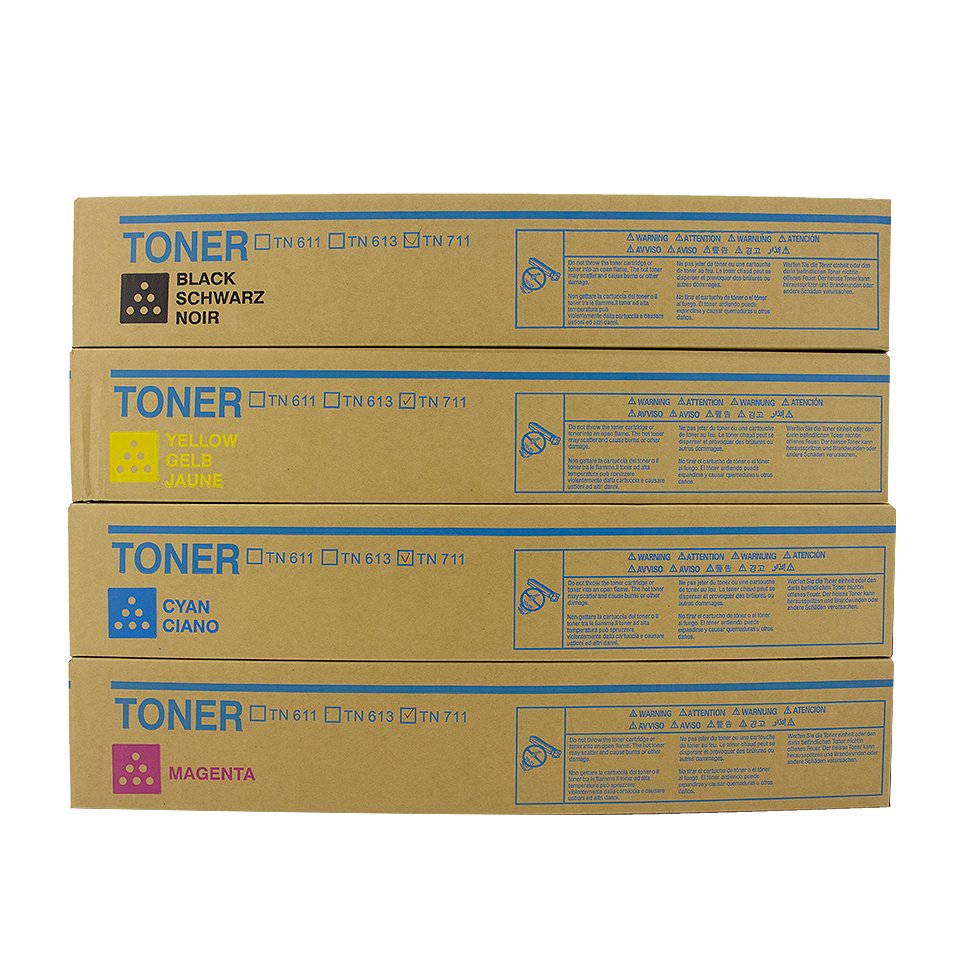 Japan For konica TN711 TN-711 toner cartridge For Bizhub C654 C754 C654E C754E copier toner cartridge