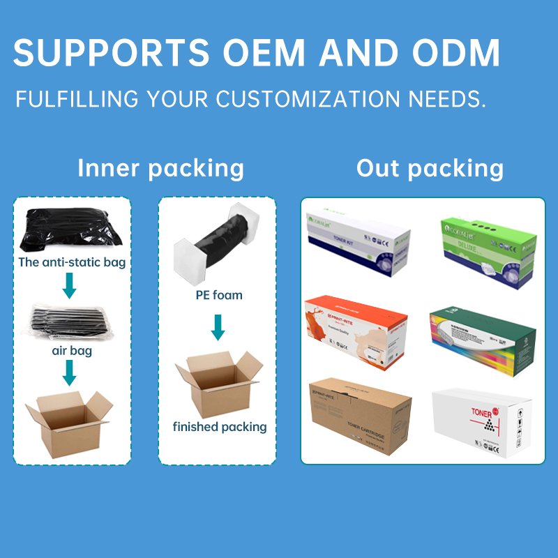 Print-Rite 45807102 45807106 45807103 45807107 Toner Cartridge With Chip compatible for OKI B412dn B432dn printer