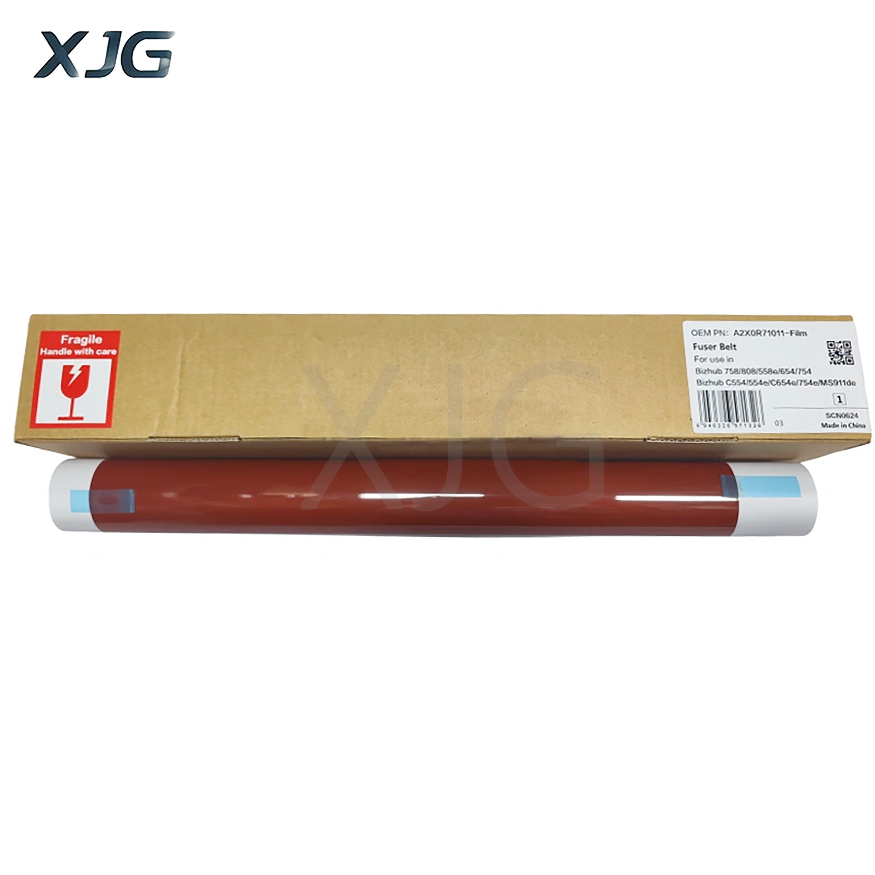 High Quality Fuser Film Sleeve For konica minolta bizhub C558 C658 C758 C808 C554 C654 C754 C759 Fixing Film A2X0R71011 Film