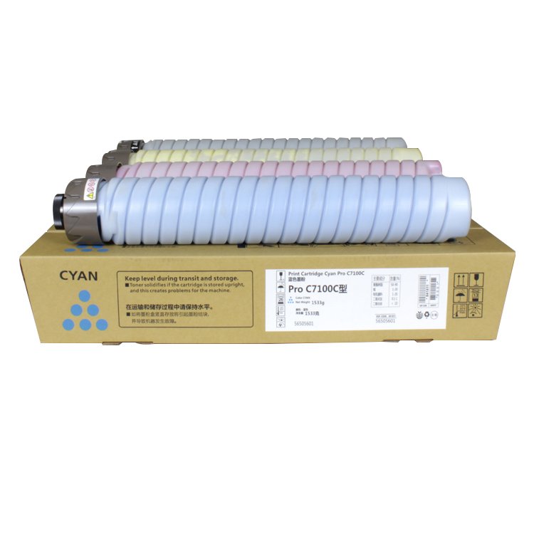 UNICO Compatible color Toner Cartridge C7100 C7110 C751 C651 For Ricoh Toner PRO C9100 C9110 Printer Copier toner Pro 651 751