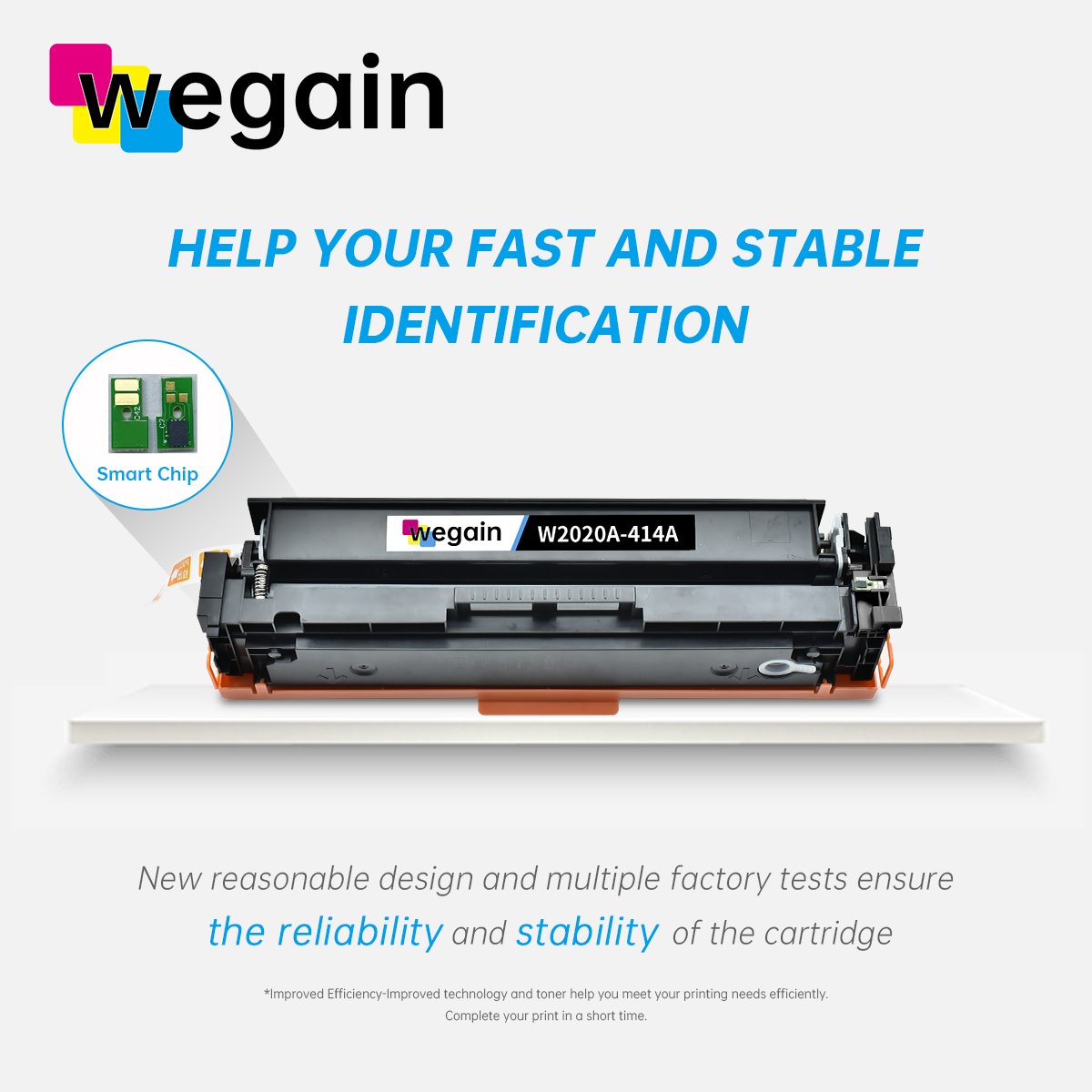 Megain W2020A X W2030A X W2040A X 414A 414X Compatible Toner Cartridge use For Color LaserJet Pro M454dn Laser Cartridge