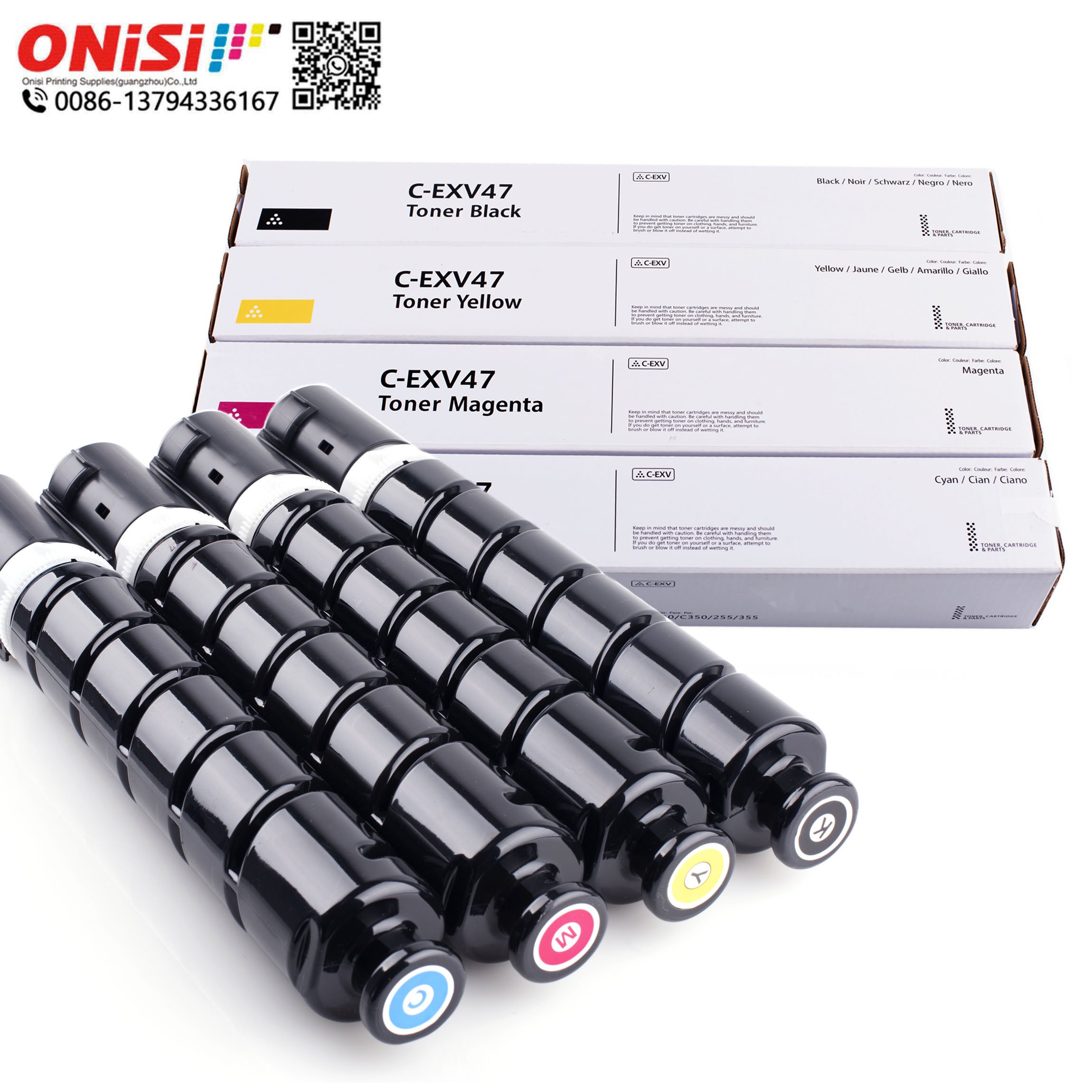 C-EXV-47 CEXV47 CEXV 47 for Canon Image Runner ADVANCE IR C250i C350i C351if Color Toner cartridge cexv47 V47 Color Copier