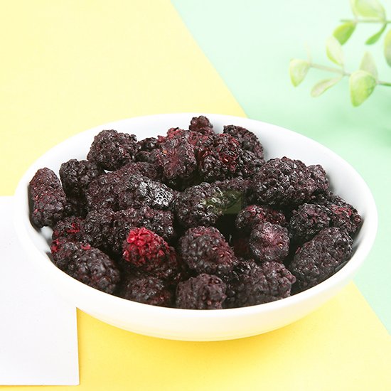 Wholesale snack freeze dried mulberry frozen black muilberries