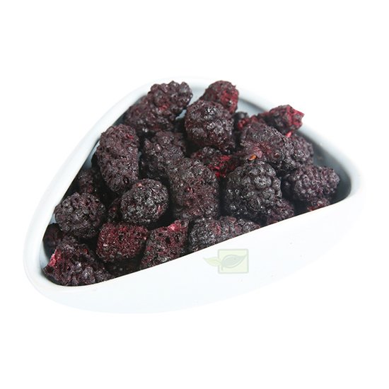 Wholesale snack freeze dried mulberry frozen black muilberries