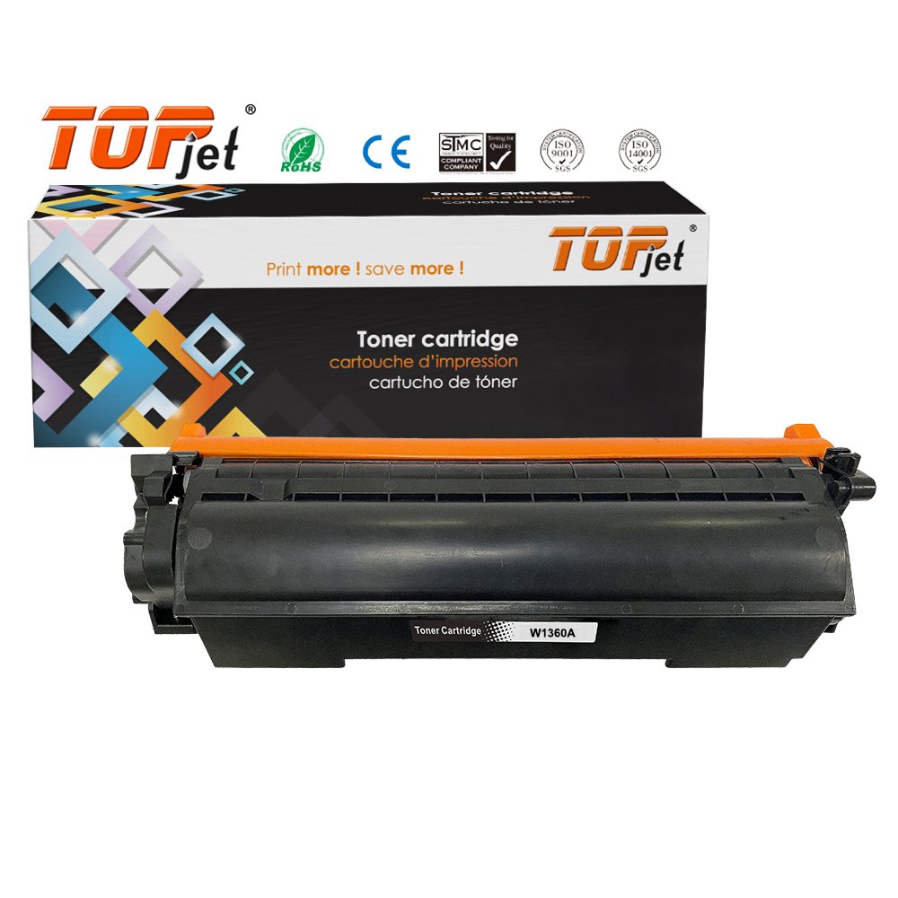 Topjet W1360A W1360 136A Premium Toner Cartridge With Chip Compatible For HP Laserjet MFP m234dw m234dwe PRO M209 Laser Printer