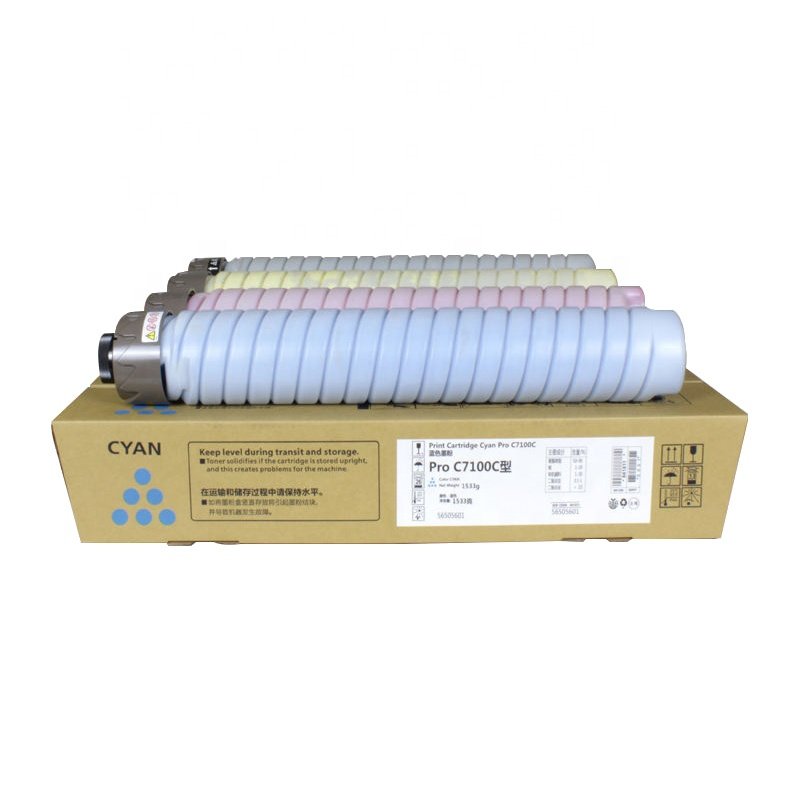 Top Sales Factory Price High Quality Pro C7100 Color Toner Cartridges Compatible For Ricoh Pro C7100 C7110 Copier Spare Parts