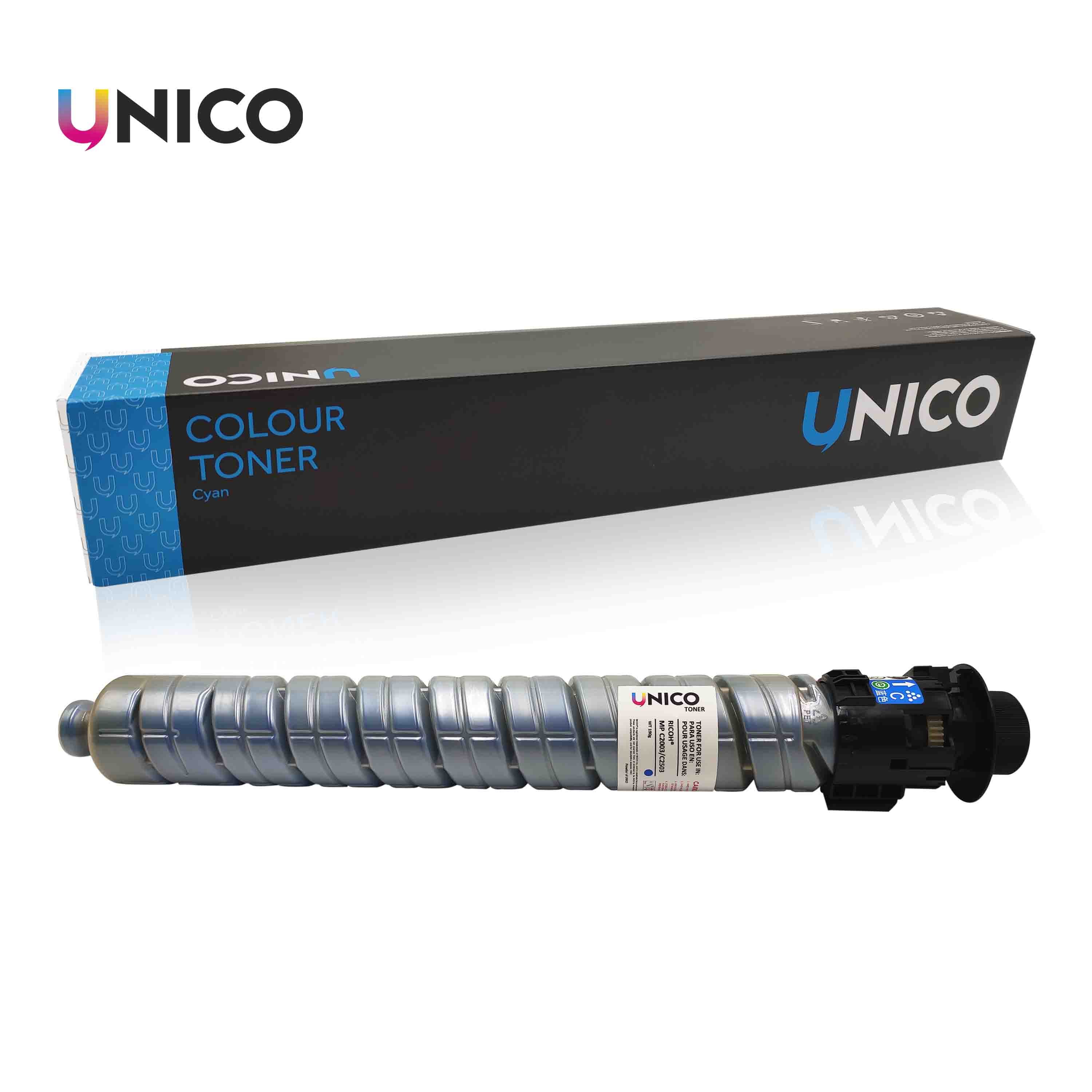 UNICO high quality compatible Mpc 4503 5503 6003 sp color toner cartridge For Ricoh MPC4503 MPC5503 MPC6003 copier toner refill