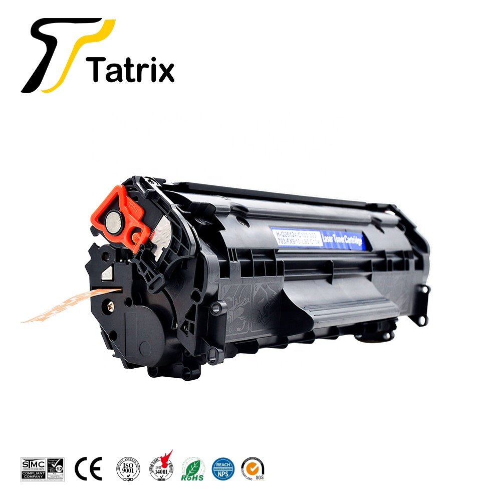 Tatrix 12A Q2612A 2612X CF283A CF283X CE285A CE285X CE278A CE279X CC388A Compatible toner cartridge for HP printer laser toner