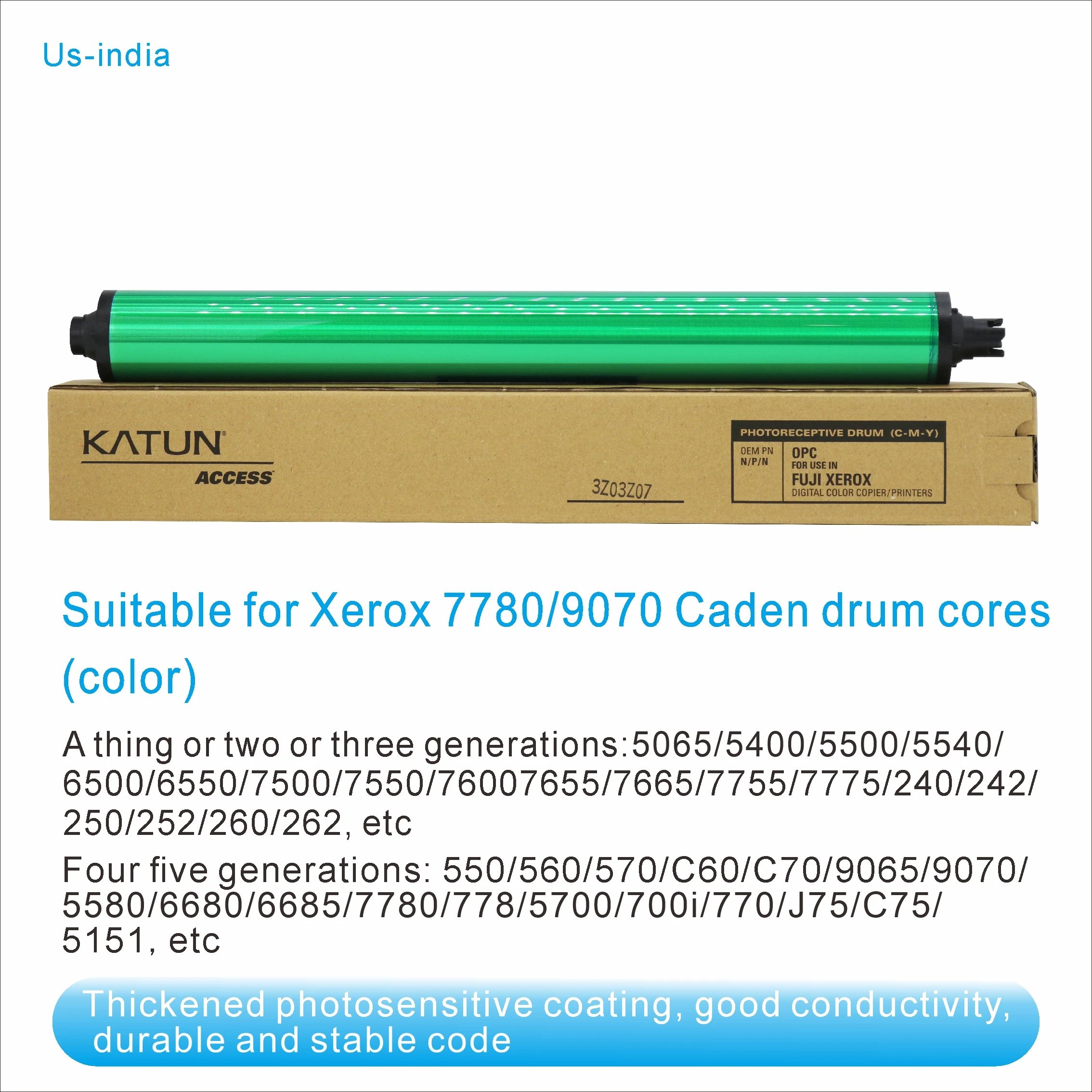 013R00655 013R00656 CT350777 700i Xerox7780/9070 Caden Drum Corethick-Coated Drum Core, No Color Bias, Long Life