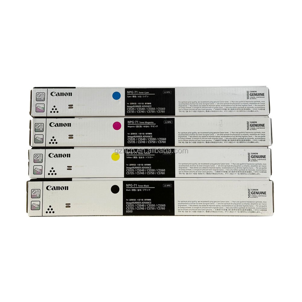 NPG-71 NPG71 Original for Canon IR ADVANCE C5535 C5540 C5550 C5560 C5735 C5740 C5750 C5760 Toner Cartridge