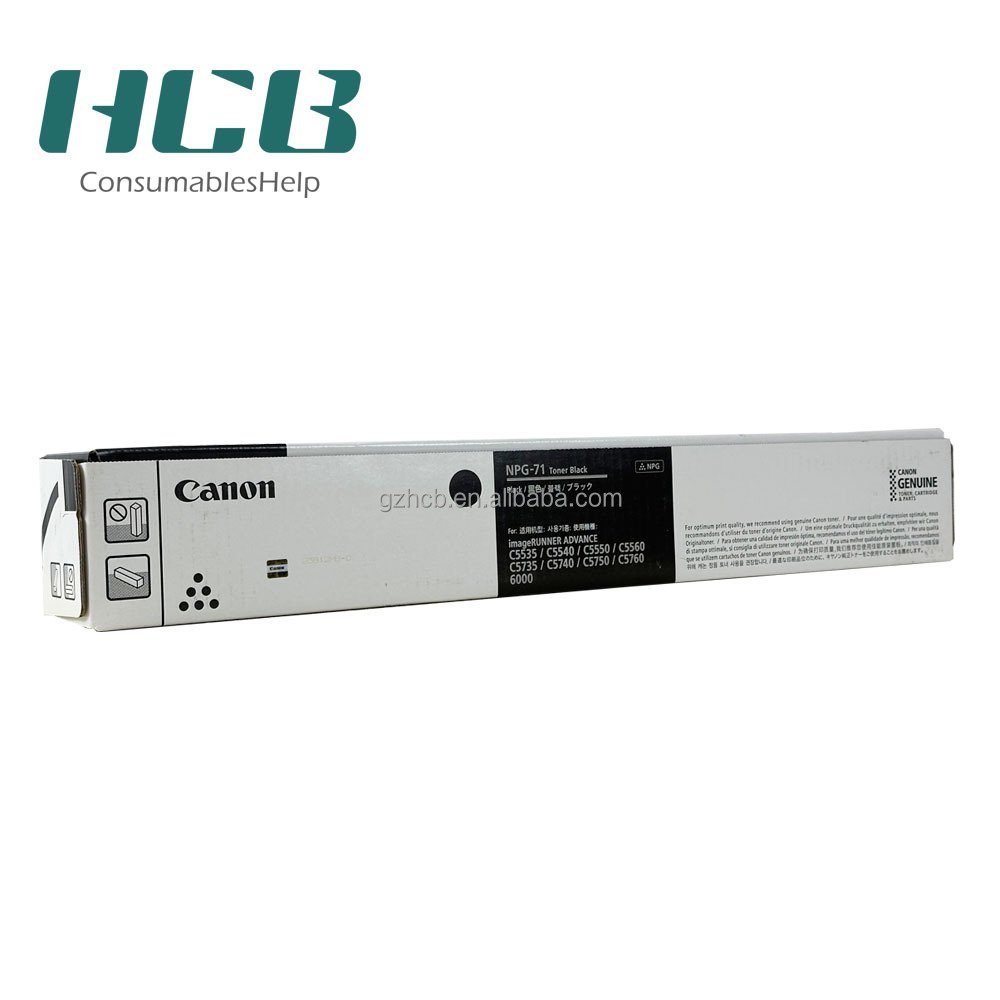 NPG-71 NPG71 Original for Canon IR ADVANCE C5535 C5540 C5550 C5560 C5735 C5740 C5750 C5760 Toner Cartridge