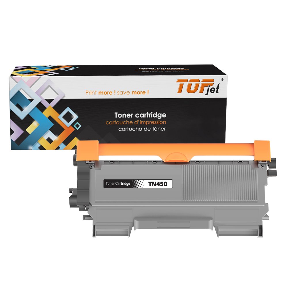 Topjet TN450 TN2220 TN2280 TN2250 TN-27J TN2275 TN2225 TN2210 Mono Compatible Toner Cartridge For Brother DCP7055 Laser Printer