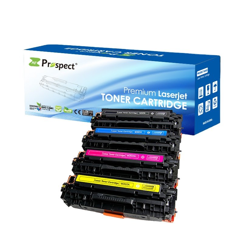 Prospect CF510A CF511A CF512A CF513A CF510 510A 510 204A premium laser color Toner cartridge compatible for HP M180 M181 M154a