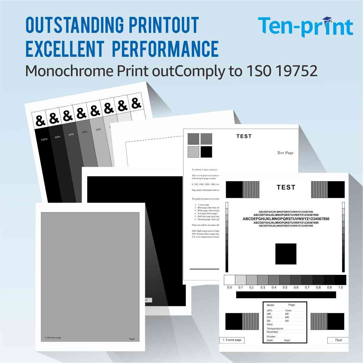 Ten-print Premium Re-manufactured MLT-D709 Copier Toner Cartridge For Samsung SCX-8123 8128