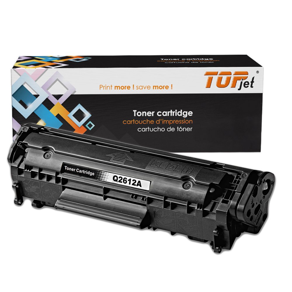 Topjet Zhuhai Factory Q2612A 2612A 2612 12A Black Laser Toner Cartridge Compatible For HP 1010 1012 1015 1018 1020 1022 1022n