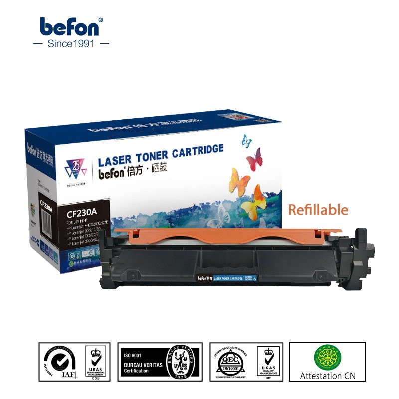 Black compatible HP CF230A 30A toner cartridge for hp LaserJet M203d M203dn M203dw MFP M227fdn M227fdw xerox docucolor 250 toner