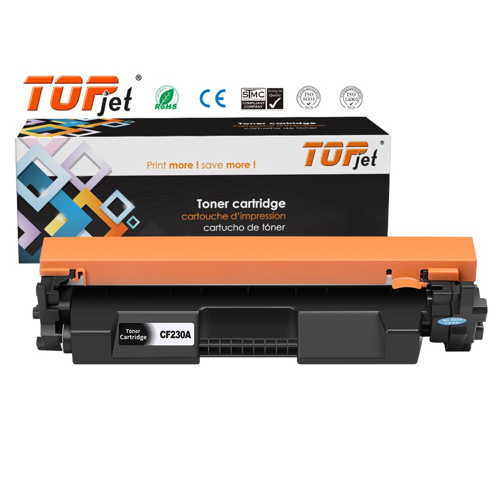 Topjet Wholesale Premium CF230A CF230 230A 30A Black Toner Cartridge Compatible For HP LaserJet M203 M203dn M203dw Printer