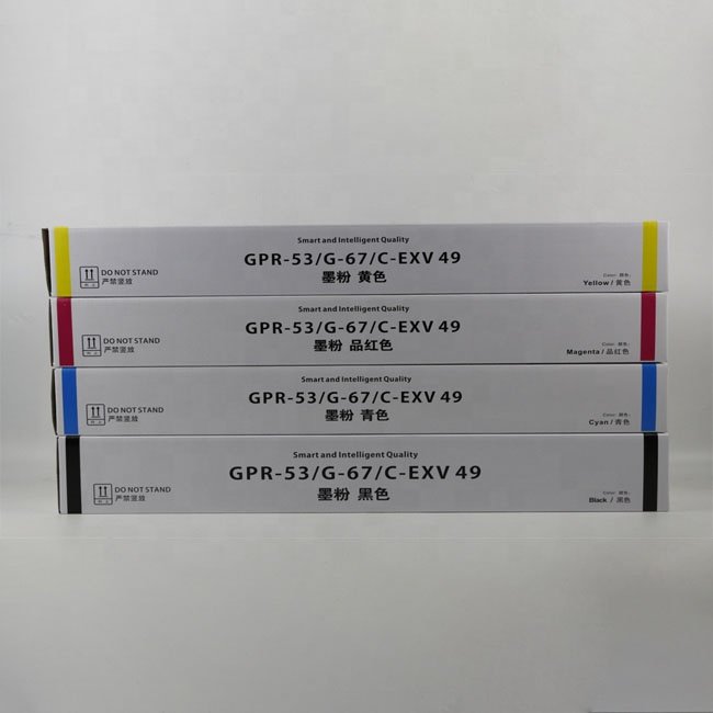 Npg67 Gpr53 Exv49 Japan Toner Cartridges Compatible Toner Powders For Canon Copiers Ir-adv C3520 C3525 C3530