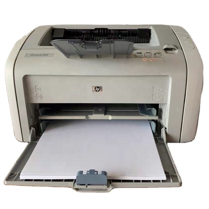 Used usbhp1020 black and white small laser printer for home use