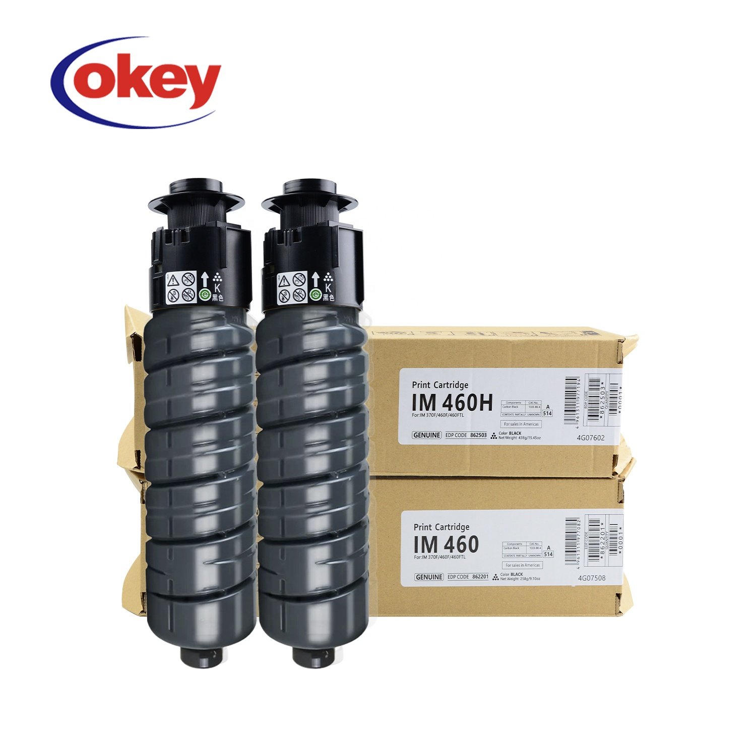 IM 460H IM460H Toner Cartridge for Ricoh iM 370F 460F 460FTL Compatible Copier Toner Cartridge 438g Black