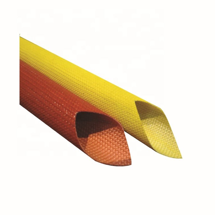 Silicone Sleeve Silicone Rubber Orange Fiberglass Insulation Sleeving Electrical Wires