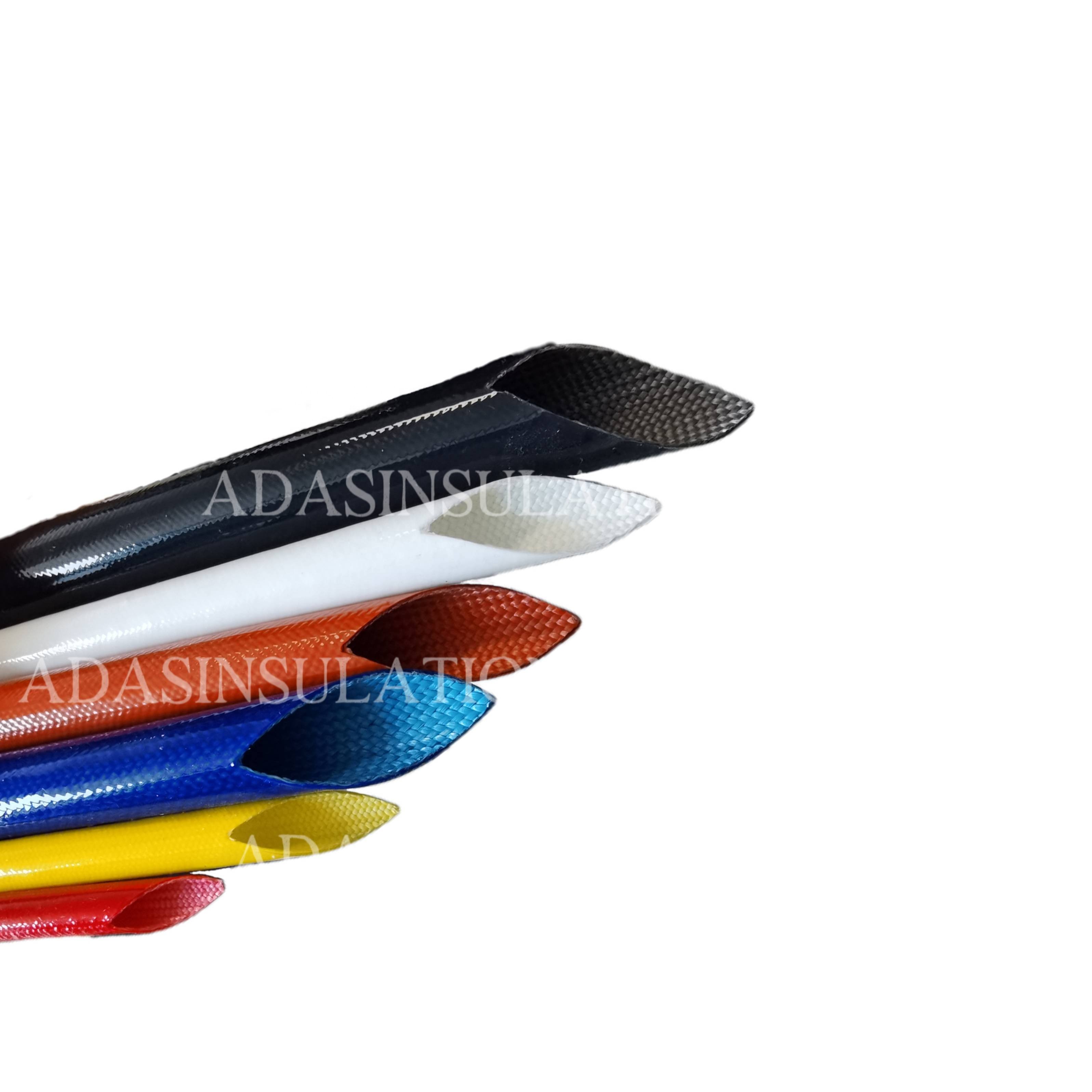 Silicone Sleeve Silicone Rubber Orange Fiberglass Insulation Sleeving Electrical Wires