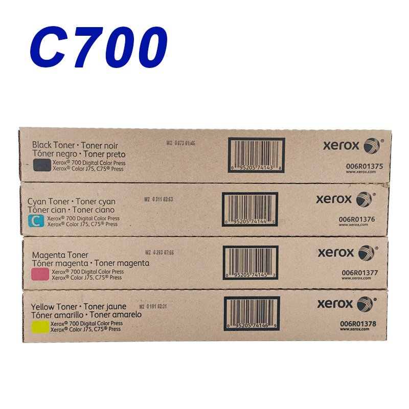 C75 J75 C700 700 75 Color Toner Version Toner Cartridge Original Asian USA for Xerox 006R01379 006R01380 006R01381 006R01382