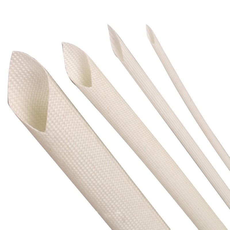 High Temperature Insulation Sleeving Heat Treated Fiberglass Sleeve For Electrical Motor