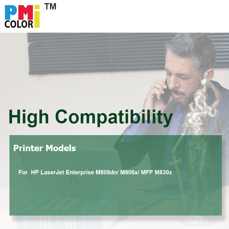 Compatible black toner cartridge CF325X CF325 25X for HP LaserJet Enterprise M806 M806dn M806x MFP M830z