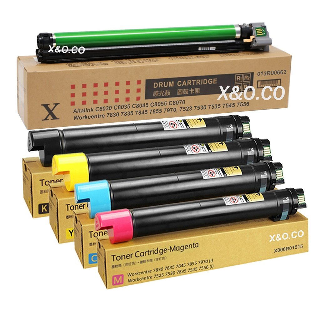 X&O Premium Printer Cartridge Tambour Unit Drum 7845i for Xerox 7830 7835 7845 7855 7970 7525 7535 7545 C8035 C8045 C8055 C8070