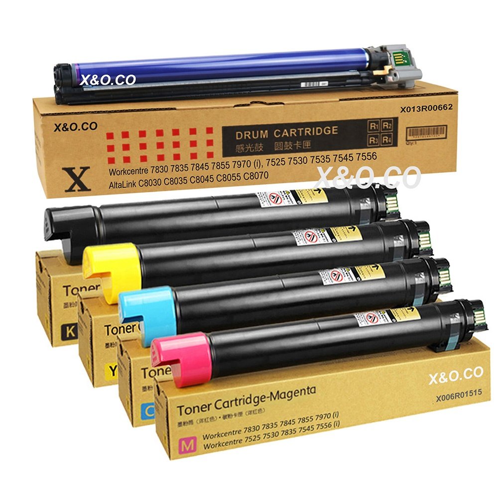 X&O Premium Printer Cartridge Tambour Unit Drum 7845i for Xerox 7830 7835 7845 7855 7970 7525 7535 7545 C8035 C8045 C8055 C8070