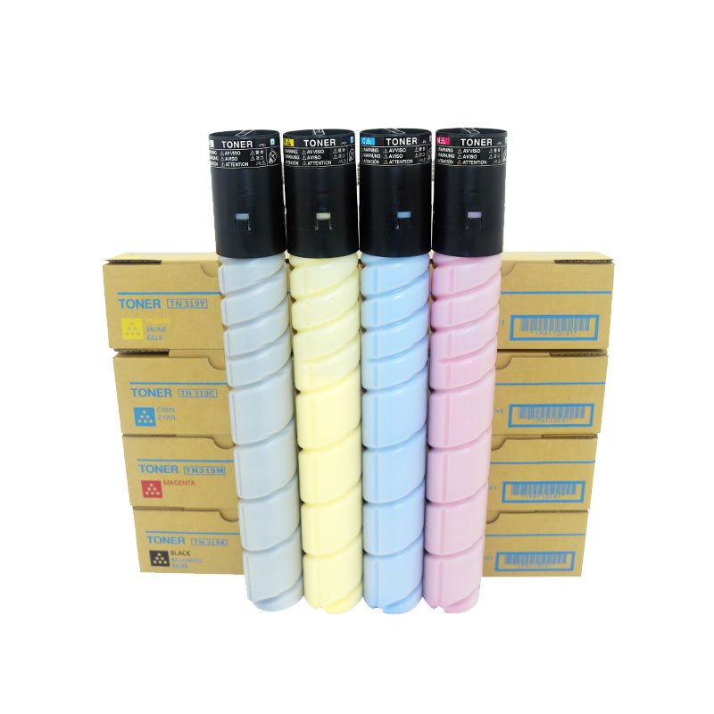 Compatible TN319 Toner Cartridges for Konica Minolta Bizhub C360 C7722 C7728